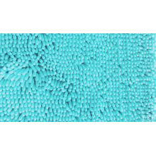 soft long pile microfiber chenille mat floor tile